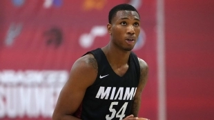 Jamal Cain, jugador de Miami Heat.