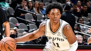 Joshua Primo, ex jugador de San Antonio Spurs.