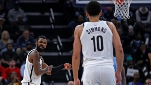 Kyrie Irving y Ben Simmons