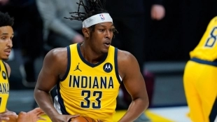 Myles Turner, jugador de Indiana Pacers.