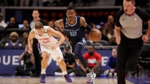 Ja Morant, increíble jugada. Foto: gettyimages
