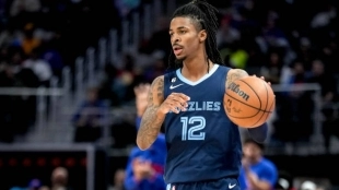 Ja Morant, Memphis Grizzlies, candidatos anillo. Foto: gettyimages