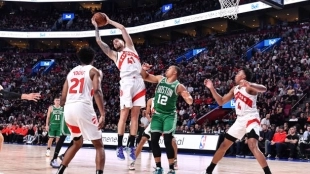 Juancho Hernangómez en Raptors. Foto: gettyimages