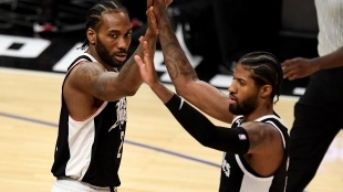 Kawhi Leonard y Paul George, líderes de Los Angeles Clippers