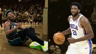 Marcus Smart y Joel Embiid