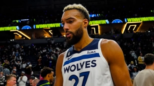Rudy Gobert no está teniendo un buen inicio de campaña con Minnesota Timberwolves. 