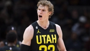 Lauri Markkanen, jugador de Utah Jazz.