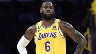 LeBron James, estrella de Los Angeles Lakers.