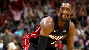 Bam Adebayo, estrella de Miami Heat. 