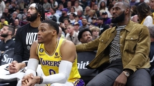 LeBron James, Russell Westbrook y Anthony Davis no funcionan en Los Angeles Lakers.
