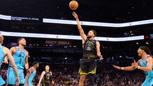 Stephen Curry, estrella de Golden State Warriors. 