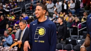 Tyrese Haliburton, no pérdidas. Foto: gettyimages