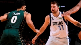 Jayson Tatum y Luka Doncic.