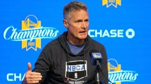 Steve Kerr, entrenador de Golden State Warriors.