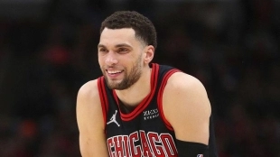 Zach LaVine, jugador de Chicago Bulls.