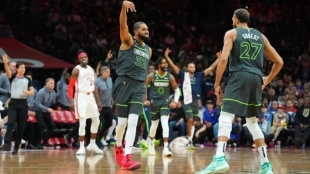 Minnesota Timberwolves, mejor sin Towns y Gobert. Foto: gettyimages