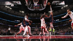 Jalen Brunson, jugada ganadora en Knicks. Foto: gettyimages