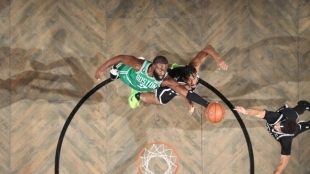 Jaylen Brown, racha lanzamiento con Celtics. Foto: gettyimages
