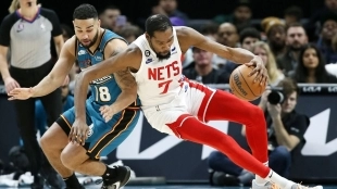 Kevin Durant, en un partido contra Detroit Pistons