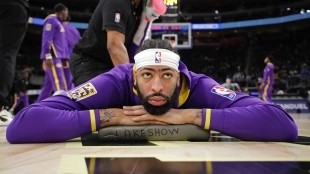 Anthony Davis, jugador de Los Angeles Lakers.