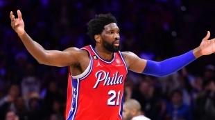 Joel Embiid, jugador de Philadelphia 76ers.