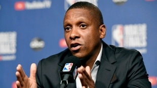Masai Ujiri, presidente de operaciones de baloncesto de los Toronto Raptors