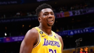 Thomas Bryant, jugador de Los Angeles Lakers.