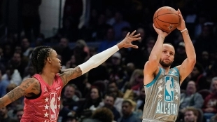 Stephen Curry vs. Ja Morant en el All Star Game NBA 2022