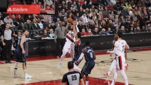 Portland Trail Blazers gana a Mavs de Doncic. Foto. gettyimages