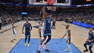 Ja Morant, jugada bestial. Foto. gettyimages