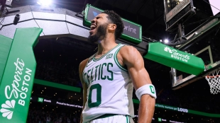 Jayson Tatum, estrella de Boston Celtics. 