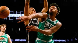 Marcus Smart, estrella de Boston Celtics. 