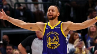 Stephen Curry, estrella de Golden State Warriors.