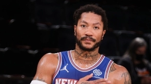 Derrick Rose, jugador de New York Knicks.