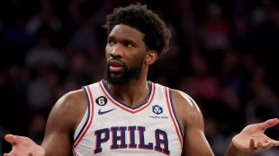 Joel Embiid, jugador de Philadelphia 76ers.