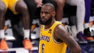 LeBron James, estrella de Los Angeles Lakers.