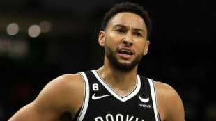 Ben Simmons, todavía jugador de Brooklyn Nets. 