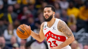 Fred VanVleet, estrella de Toronto Raptors. 
