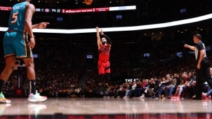 Fred Van Vleet, actuación ante Pistons. Foto: gettyimages