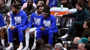 Irving y Doncic, estreno. Foto: gettyimages