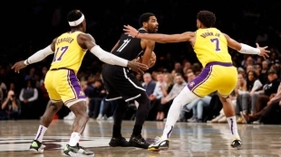 Problema fichaje Irving por Lakers. Foto: gettyimages