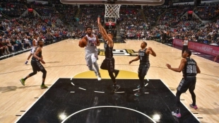 Joel Embiid, actuación estelar. Foto: gettyimages