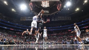Kings y Clippers, partido histórico. Foto: gettyimages