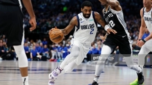Kyrie Irving, en un partido contra San Antonio Spurs