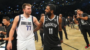 Luka Doncic y Kyrie Irving, nuevos compañeros en Dallas Mavericks. 