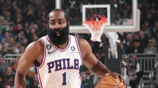 James Harden, jugador de Philadelphia 76ers.