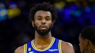 Andrew Wiggins, jugador de Golden State Warriors.