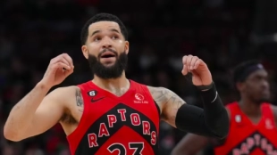 Fred VanVleet, estrella de Toronto Raptors. 