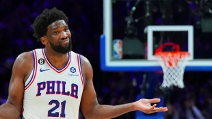 Joel Embiid, estrella de Philadelphia 76ers.