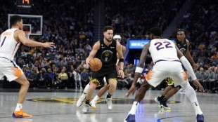 Klay Thompson, festival anotador. Foto: gettyimages